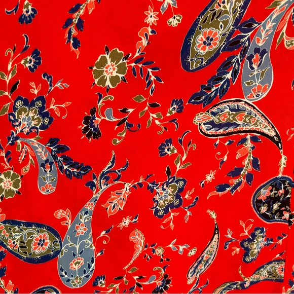 GREYLIN~ Sidney Paisley Wrap Maxi Dress in Medium - Picture 13 of 16